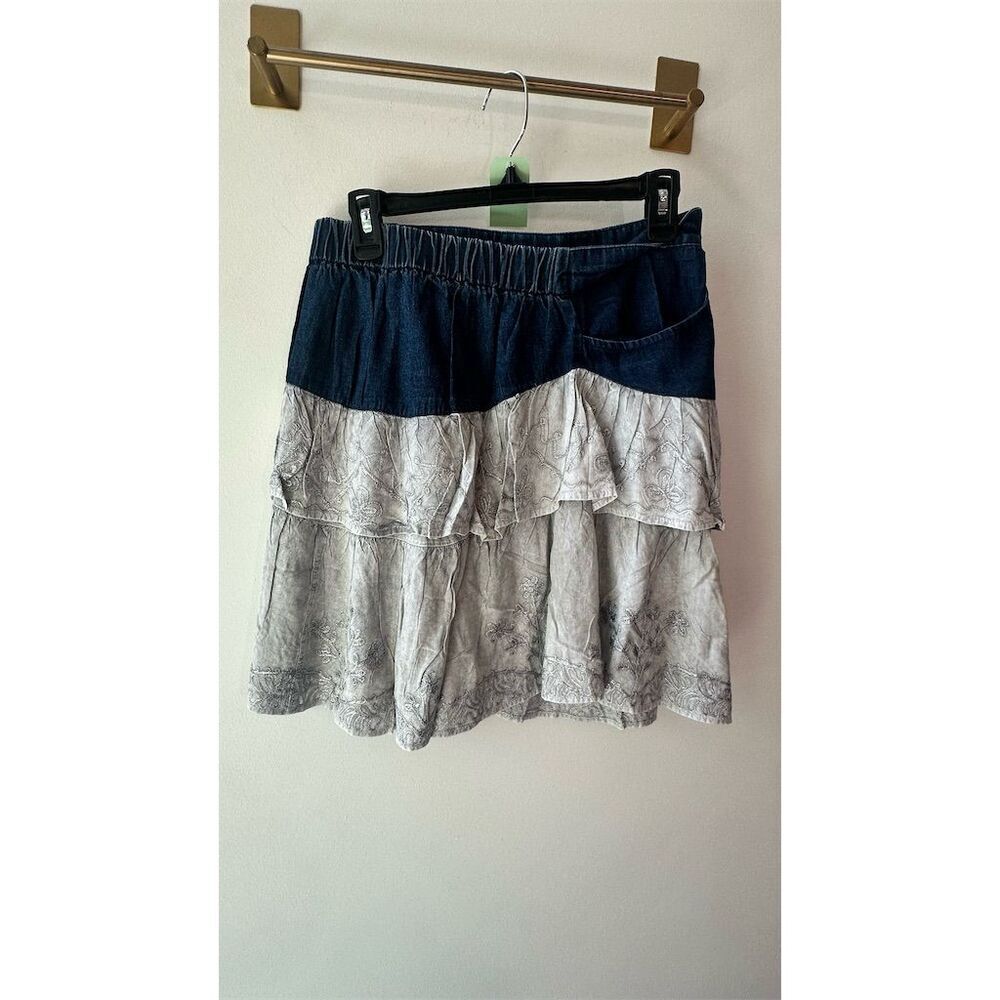 Young Threads Women's M Multicolor Patchwork Mini… - image 4